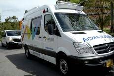Ambulanza in Colombia - Afp