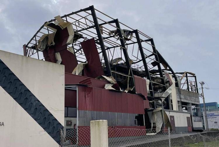 Danni tempesta Kristin sul Portogallo - (Afp)