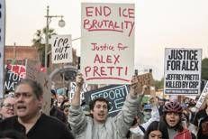 Manifestazione anti Ice negli Usa - Fotogramma /Ipa