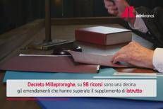 Decreto Milleproroghe 2026, riammessi alcuni emendamenti