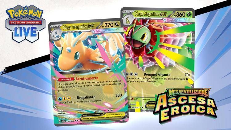 GCC Pokémon: debutta l'espansione Megaevoluzione - Ascesa Eroica