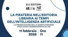 'La pirateria nell’editoria libraria ai tempi dell’Ai', convegno Aie-Fieg a Roma