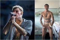 Blanco e la foto in ospedale - Ipa/Fotogramma e Instagram