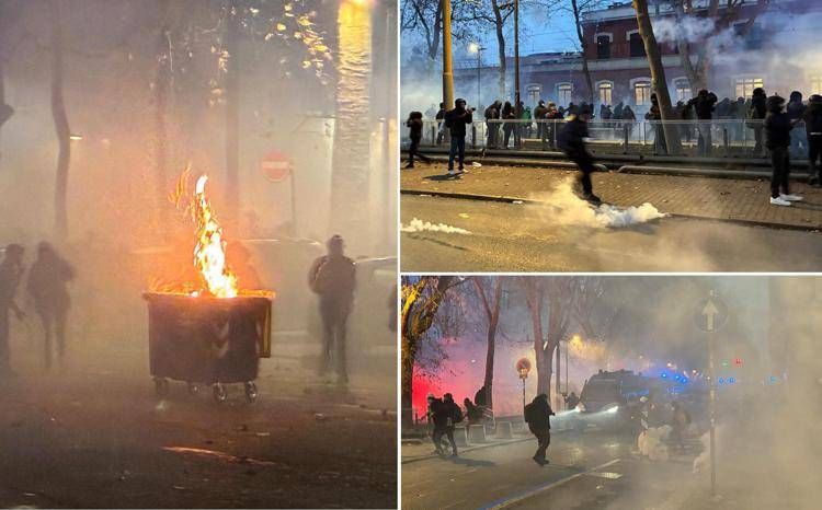 Scontri a Torino durante manifestazione per Askatasuna