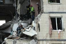 Ucraina, soccorsi a Dnipro - Fotogramma /Ipa