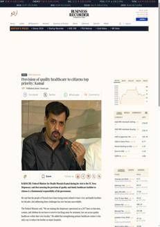 Pakistan: Health Minister Kamal addresses healthcare, polio, and civic issues in Karachi