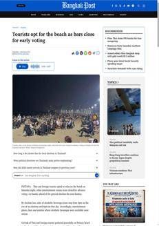 Tailandia: Locali di intrattenimento chiusi a Pattaya per il voto anticipato