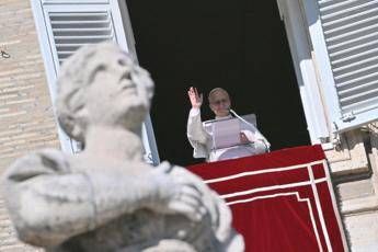 Papa Leone XIV all'Angelus - Afp