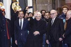 Teatro alla Scala, l'arrivo del presidente della repubblica Sergio Mattarella con Giuseppe Sala Sindaco di Milano - Ipa