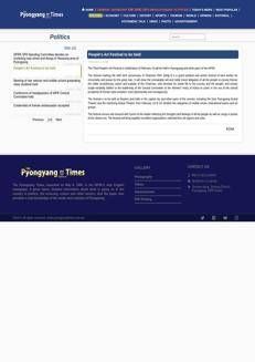 North Korea: Folk Art Festival celebrates Kim Jong Il's 84th birthday