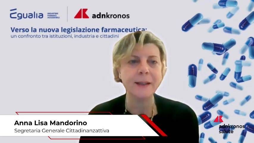 Farmaceutica, Mandorino (Cittadinanzattiva): "Con Testo unico accesso pi? semplice a cure'"