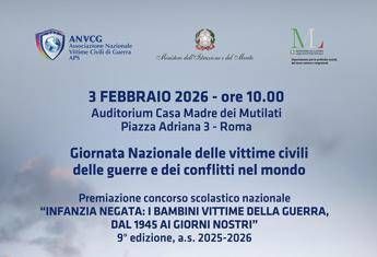 Roma, all'Auditorium Casa Madre Mutilati celebrazione Giornata vittime civili