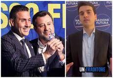 Roberto Vannacci e Matteo Salvini, Francesco Giubilei - IPA; Instagram