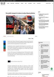 Pakistan: Misure speciali per ridurre l'inquinamento durante il festival Basant a Lahore