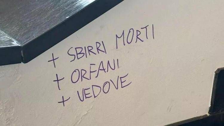 Una delle scritte