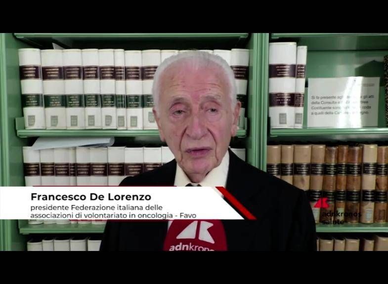 Tumori: De Lorenzo (Favo), 'al momento della diagnosi malnutrizione in circa la metà dei casi' 