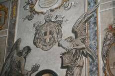 Rimosso il volto dell'angelo simile a Meloni (Afp)