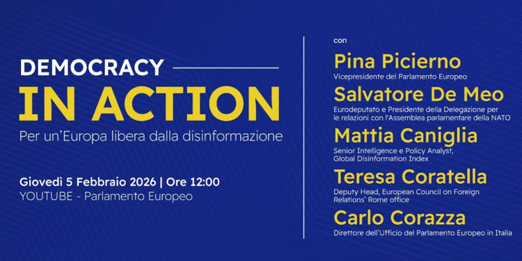 Democracy in action | Per un'Europa libera dalla disinformazione - Diretta dalle 12