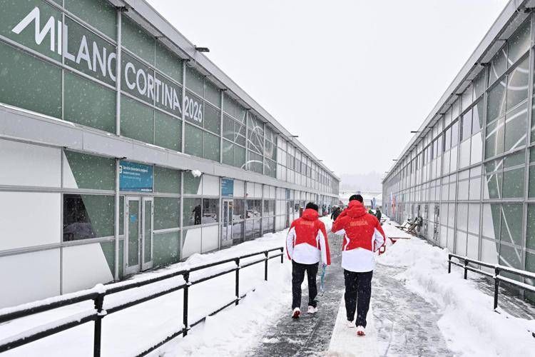 Neve sulle Olimpiadi di Milano Cortina - Fotogramma /Ipa