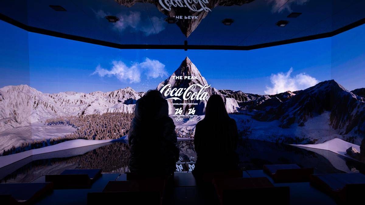 Coca-Cola presenta The Peak, lo spazio immersivo per le Olimpiadi