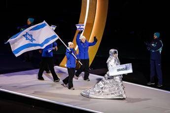 La delegazione di Israele - Ipa/Fotogramma