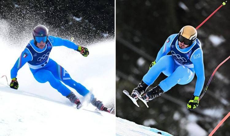 Giovanni Franzoni  e Dominik Paris  - (Afp)