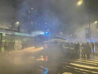 Gli scontri a Milano