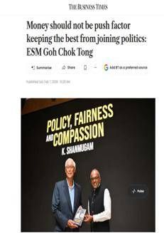 Singapore: The need to attract top talent to politics and the issue of ministerial salaries