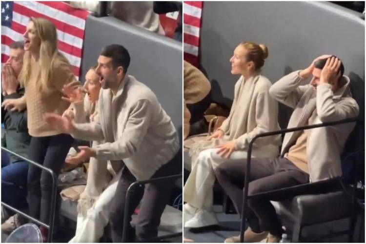 le reazioni di Novak Djokovic - X