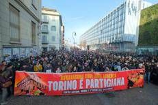 Corteo per Askatasuna a Torino il 31 gennaio scorso - Fotogramma /Ipa