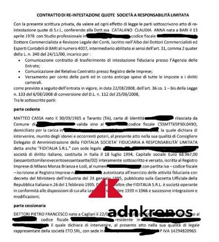 contratto documento adn fi minimal