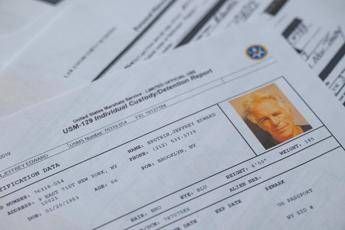 Pagine dei file su Epstein pubblicate dal Dipartimento di Giustizia Usa - Fotogramma /Ipa