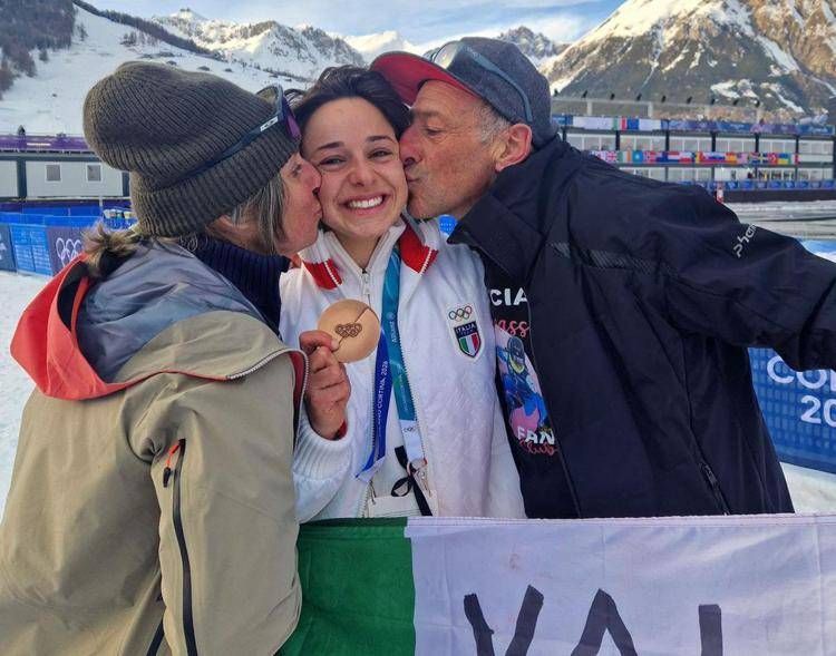 Lucia Dalmasso con mamma Elena e papà Pietro