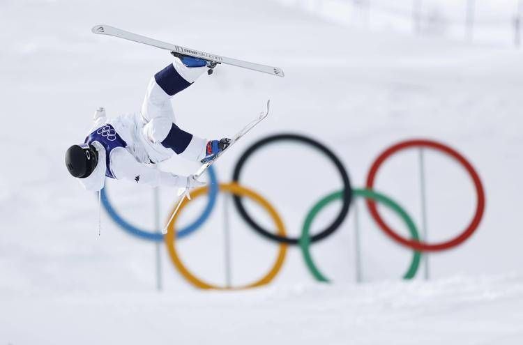 Le gare di Aerials alle Olimpiadi - Fotogramma/IPA