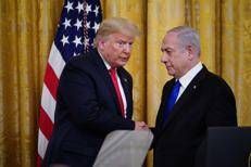 Trump e Netanyahu - Afp