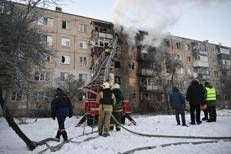 Attacco a Kharkiv (Afp)