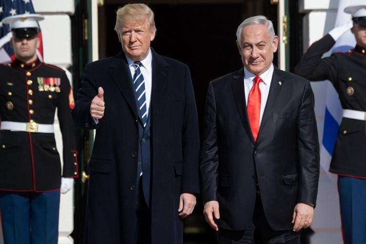 Trump e Netanyahu - Afp