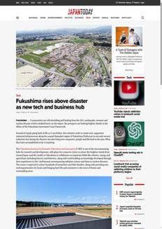 Giappone: Fukushima rinasce come polo di innovazione e sostenibilità dopo il disastro