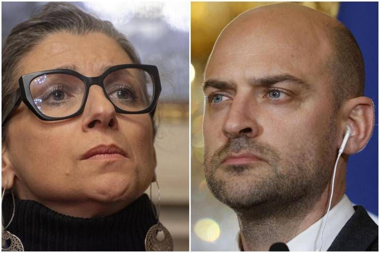 Francesca Albanese e il ministro degli Esteri francese Barrot - Ipa