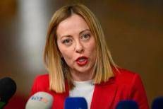 Giorgia Meloni - Afp