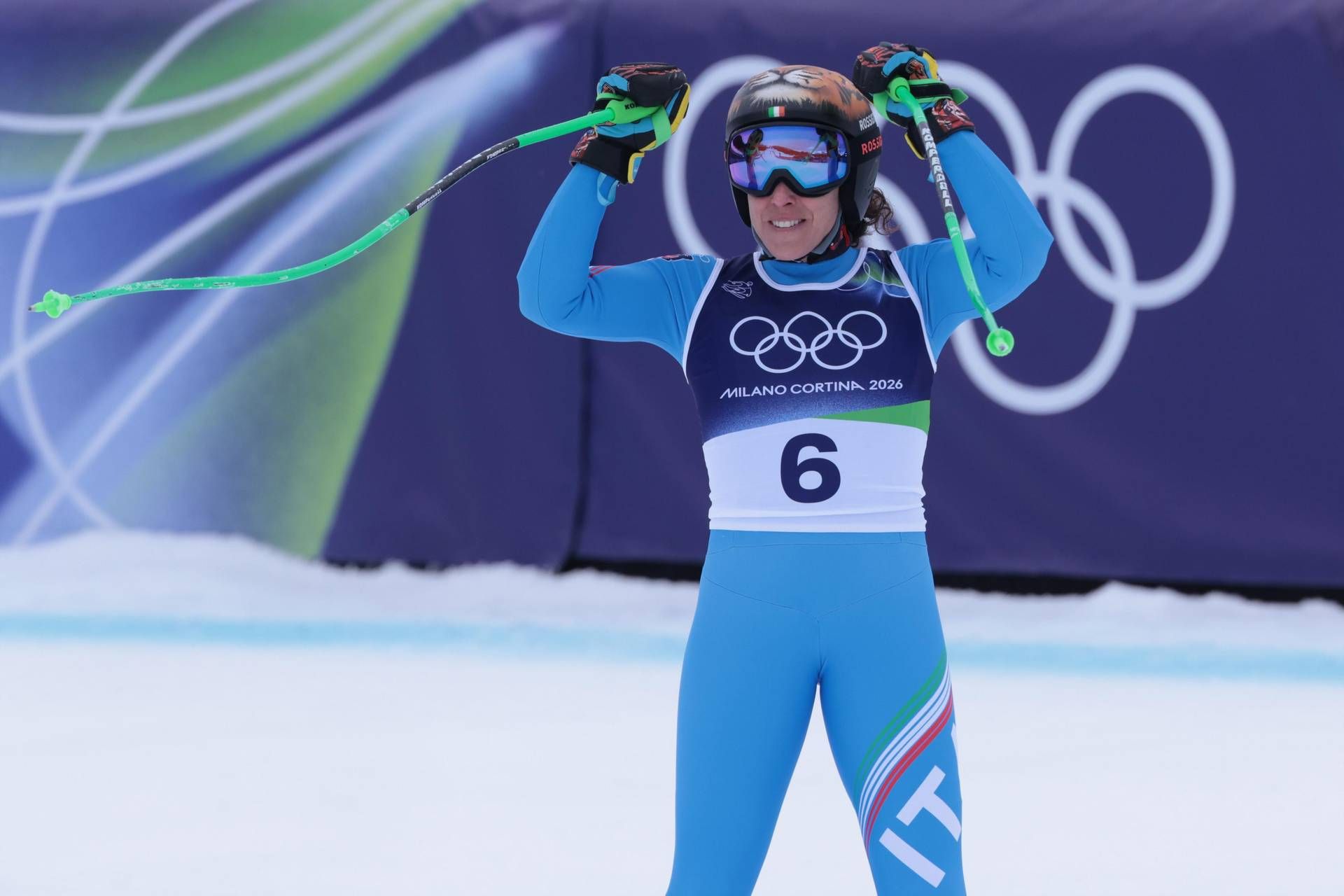 Milano Cortina, Brignone oro da favola nel SuperG alle Olimpiadi tra le lacrime