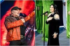 Vasco Rossi e Laura Pausini - Ipa/Fotogramma