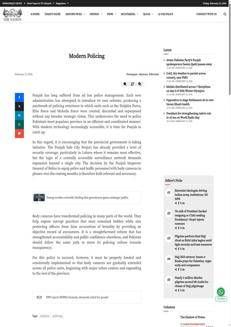 Pakistan: Il Punjab introduce body camera per la polizia per maggiore trasparenza