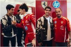 Alcaraz con Leclerc e Hamilton - Instagram