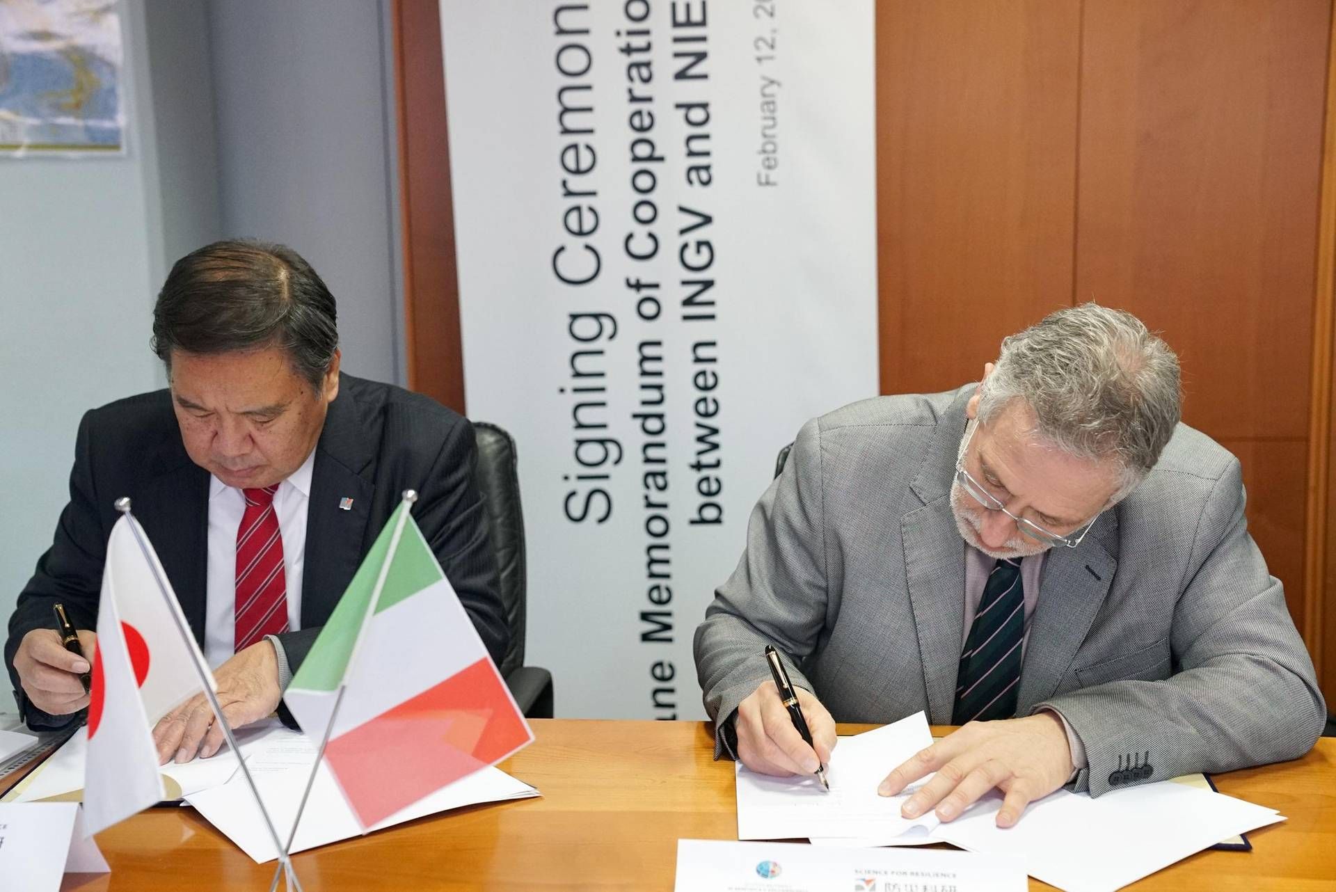 Scientific agreement between Italy and Japan