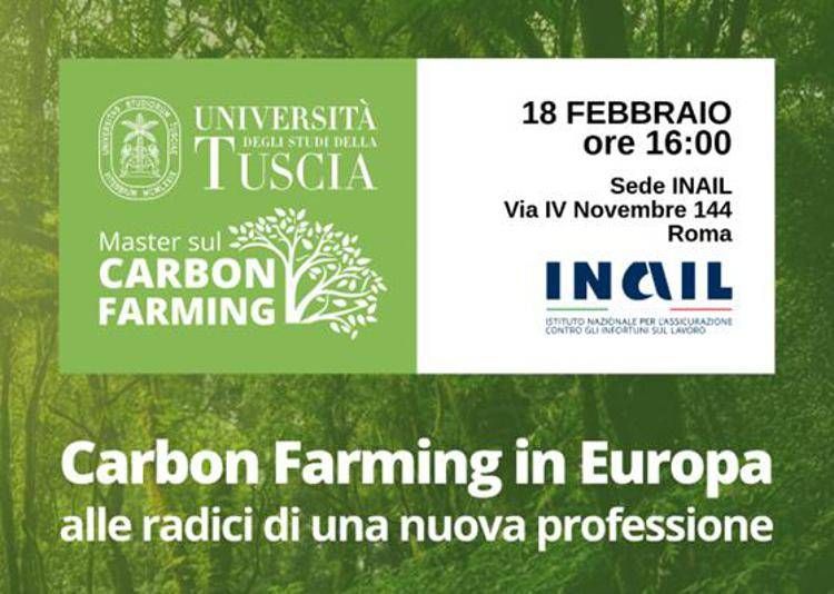 Sostenibilità: Inail, conferenza di presentazione del master sul Carbon farming