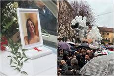 Ad Asti il funerale di Zoe Trinchero: bara bianca, palloncini e le note di Arisa