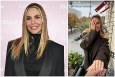 Ilary Blasi e l'anello di fidanzamento - Ipa/Fotogramma e Instagram