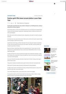 Vietnam: La capitale Hanoi si anima per le celebrazioni del Tet 2026