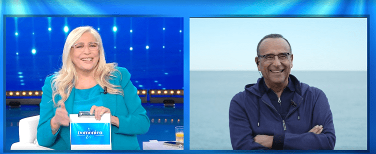 Mara Venier, Carlo Conti - Domenica In 